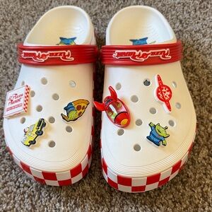 PIZZA PLANET CROCS